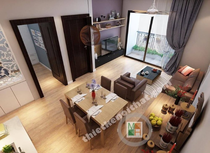 Thiết kế nội thất chung cư Times city